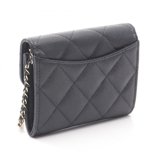 Chanel Matelasse Leather Shoulder Bag Black