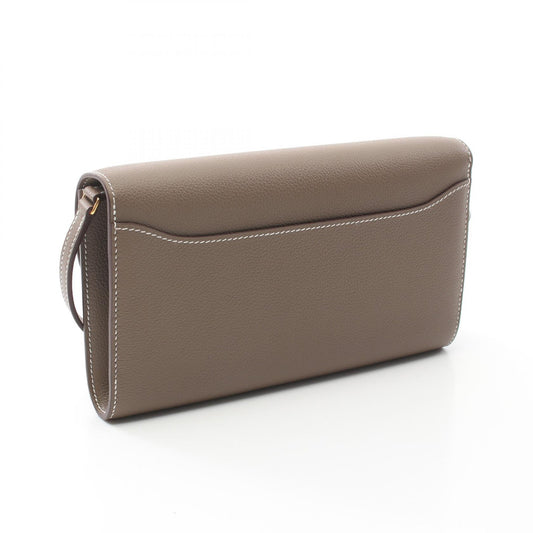 Hermes Constance Long To Go Shoulder Bag Brown