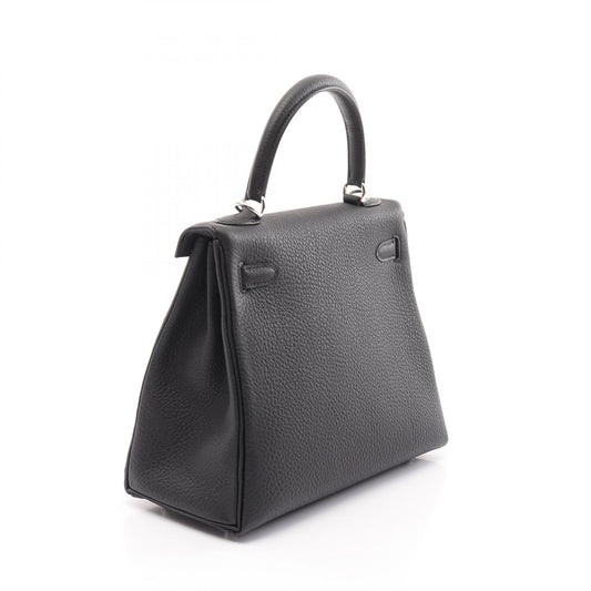 Hermes Kelly 25 Togo Handbag Black