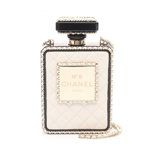 Chanel No.5 Coco Mark Leather Shoulder Bag