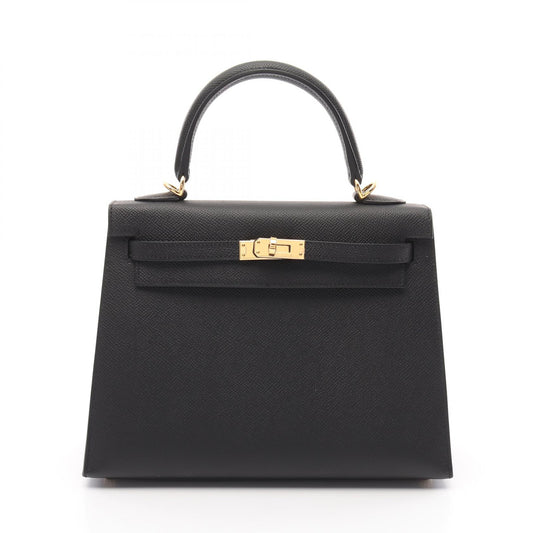 Hermes Kelly 25 Handbag Black