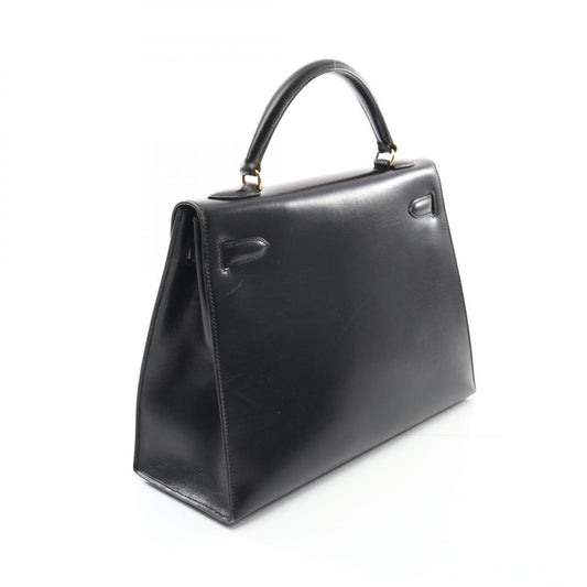 Hermes Kelly 32 Handbag Black Leather