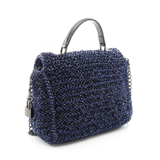ANTEPRIMA Kate Medium Handbag PVC Canvas Patent Leather