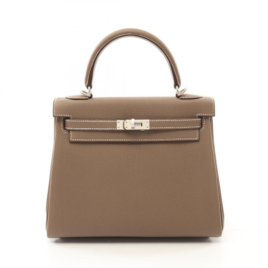 Hermes Kelly 25 Togo Leather Handbag