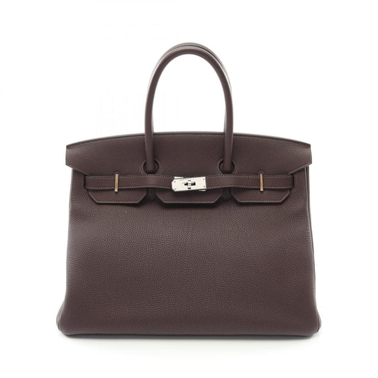 Hermes Birkin 35 Leather Handbag Brown
