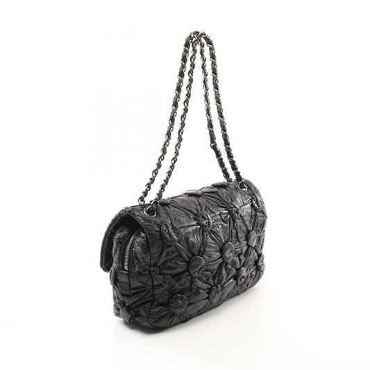 Chanel Leather Coco Mark Shoulder Bag A58600