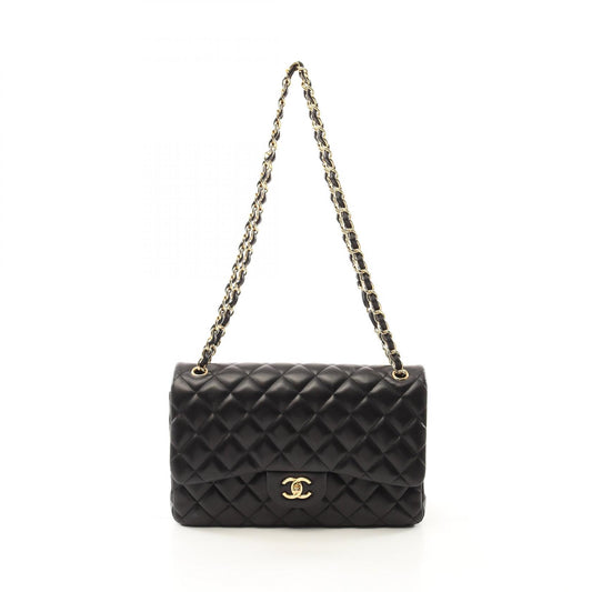 Chanel Lambskin Large Flap Shoulder Bag A58600