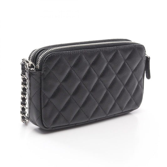 Chanel Leather Matelasse Shoulder Bag AP3837