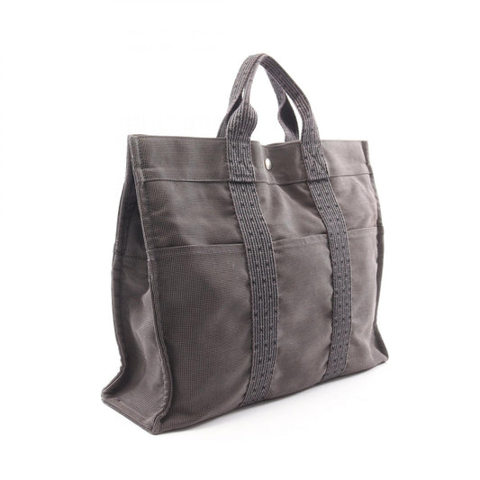 Hermes Herline MM Canvas Tote Bag