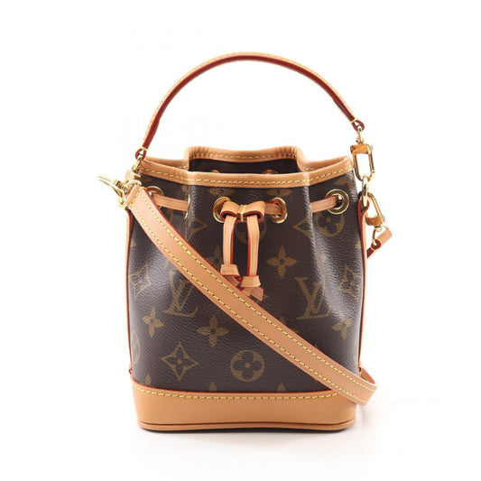 Louis Vuitton Nano Noe Handbag Monogram Brown