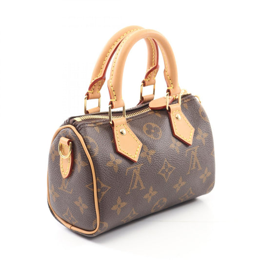 Louis Vuitton Nano Speedy Handbag Monogram Brown