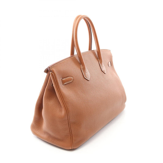 Hermes Birkin 35 Togo Handbag Brown