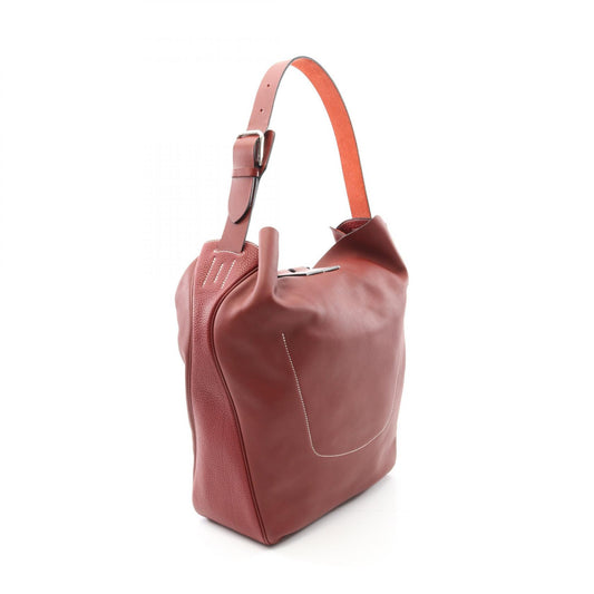 Hermes Villevolt Rouge Ash Shoulder Bag