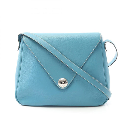 Hermes Christine Blue Jean Shoulder Bag