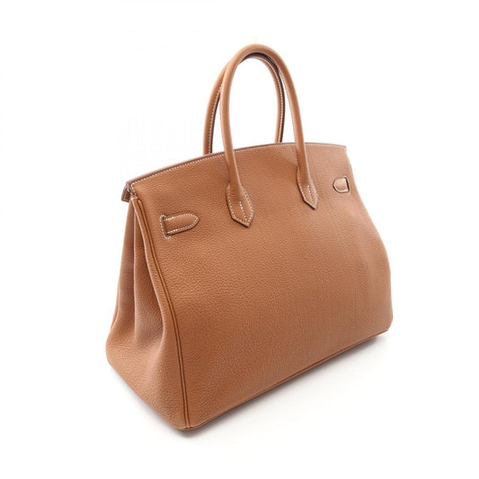 Hermes Birkin 35 Togo Handbag Brown