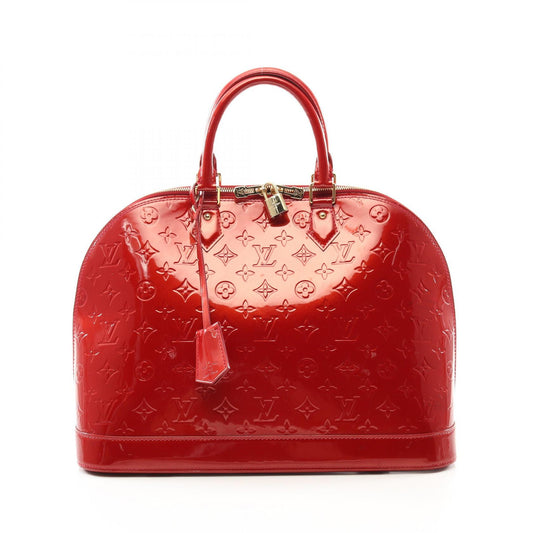 Louis Vuitton Vernis Leather Alma GM Handbag M93596