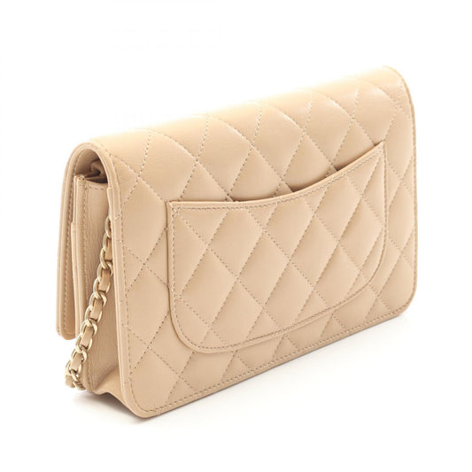 Chanel Lambskin Matelasse Shoulder Bag A33814