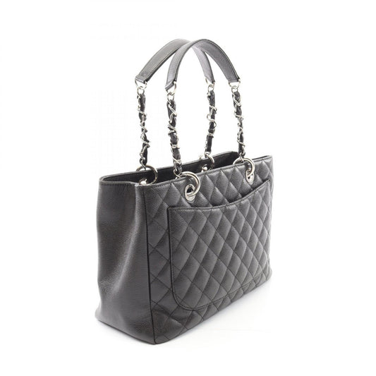 Chanel Matelasse GST Tote Bag Leather Black