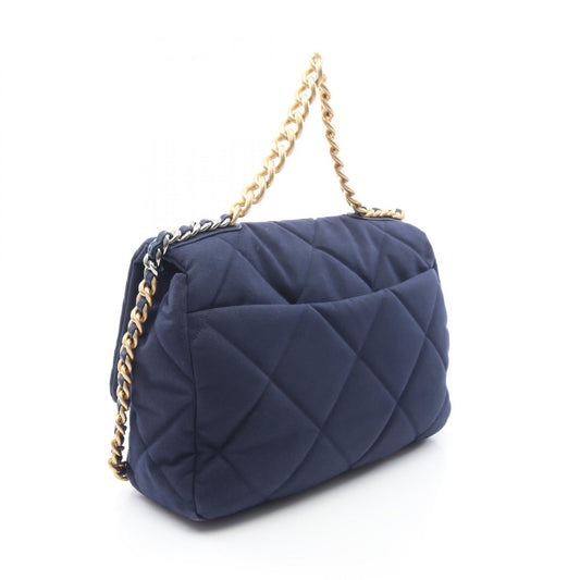 Chanel 19 Maxi Canvas Shoulder Bag AS1162