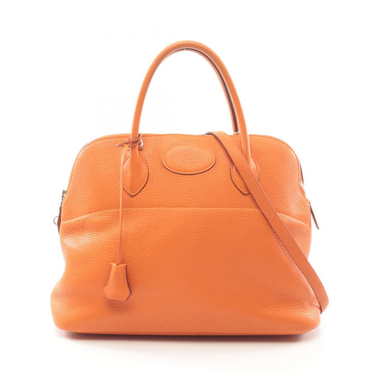 Hermes Bolide 35 Handbag Orange