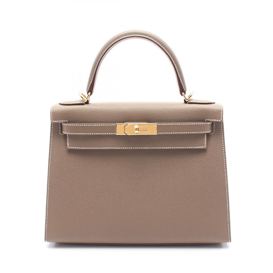 Hermes Kelly 28 Handbag Brown