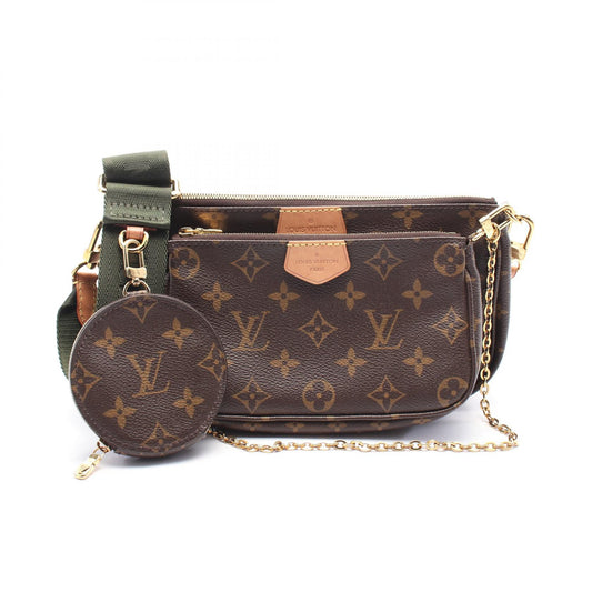 Louis Vuitton Multi Pochette Accessoires Khaki Shoulder Bag M44813