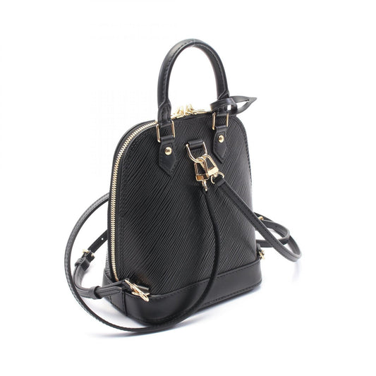 Louis Vuitton Alma Backpack Leather Black M25103