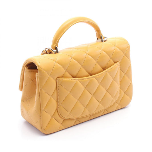 Chanel Leather Matelasse Mini Flap Shoulder Bag