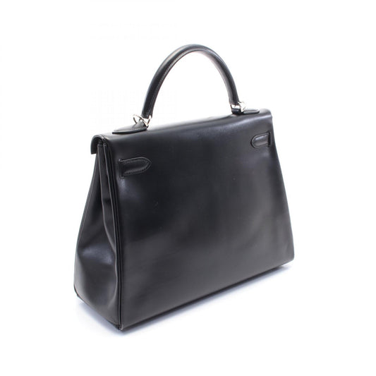 Hermes Kelly 32 Handbag Black Leather