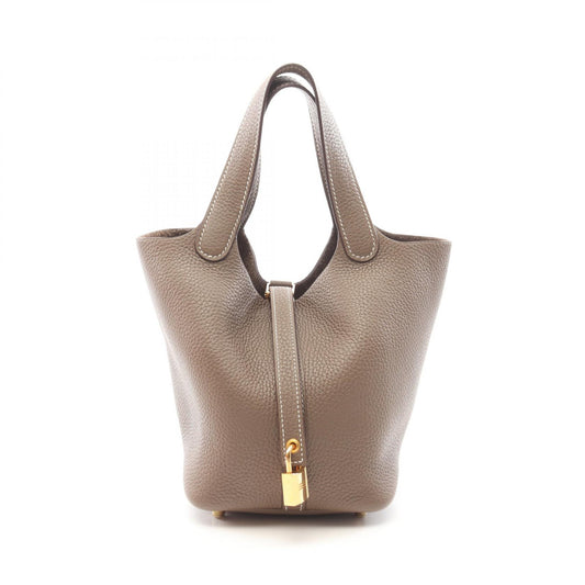 Hermes Picotin PM Etoupe Handbag Brown