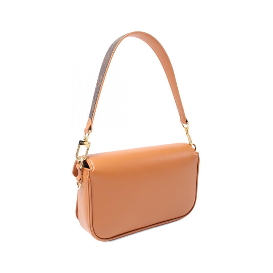 Louis Vuitton Swing Hazelnut Handbag Leather PVC