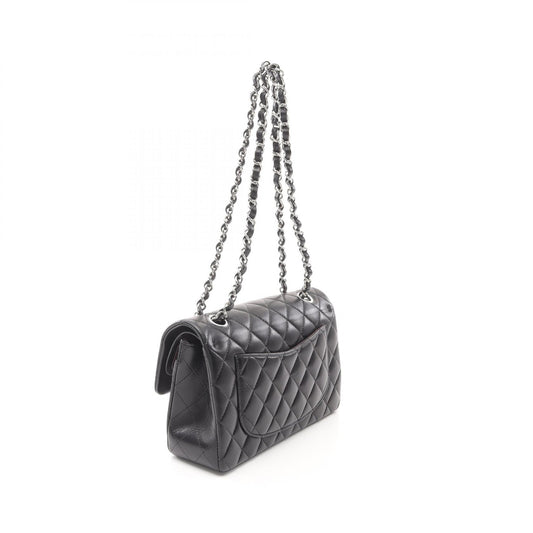 Chanel Lambskin Matelasse W Flap Shoulder Bag
