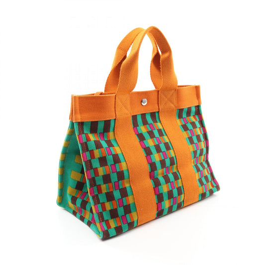 Hermes Canvas Sac de Plage MM Tote Bag