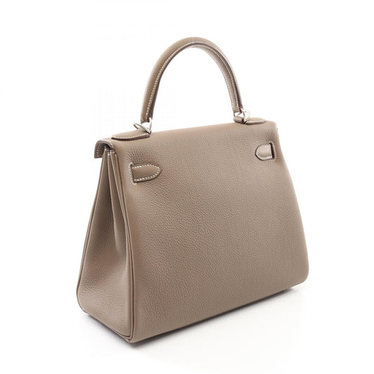 Hermes Kelly 28 Togo Leather Handbag Brown