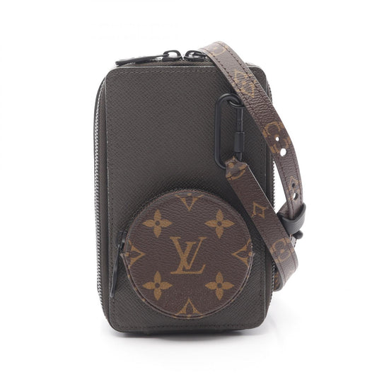 Louis Vuitton Monogram Taiga Phone Box Crossbody Bag M30581