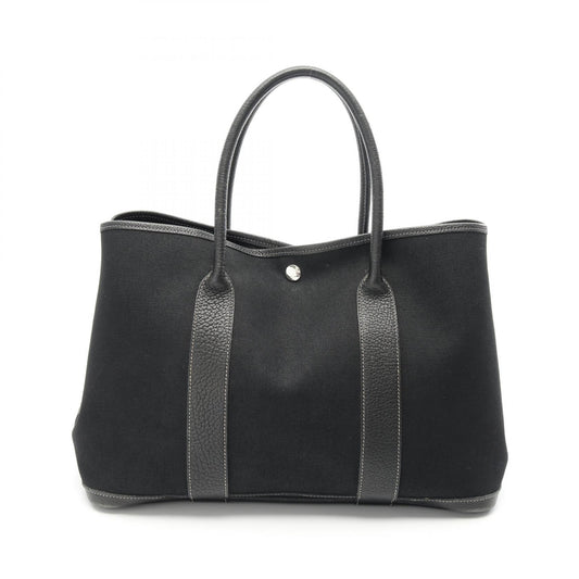Hermes Garden Party PM Tote Bag Leather Canvas