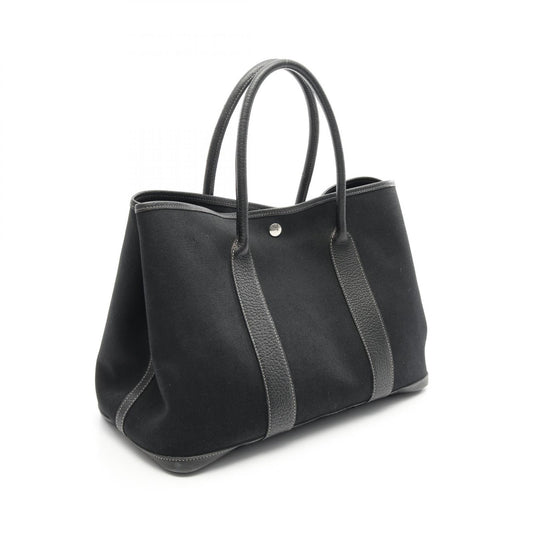 Hermes Garden Party PM Tote Bag Leather Canvas