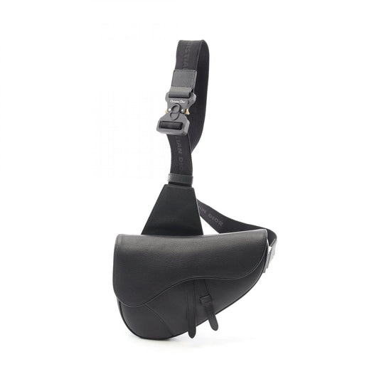 Dior Leather Saddle Waist Bag Black