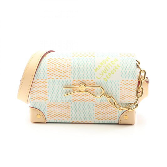 Louis Vuitton Damier PVC Leather Steamer Wallet Bag