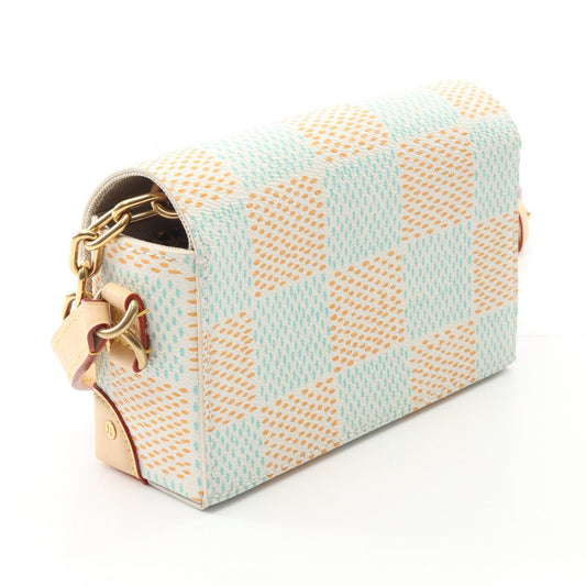 Louis Vuitton Damier PVC Leather Steamer Wallet Bag