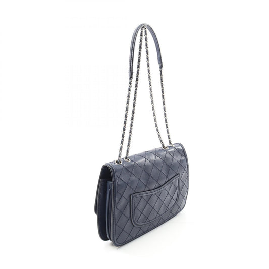 Chanel Leather Wild Stitch Shoulder Bag