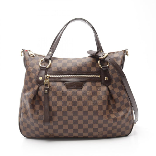 Louis Vuitton Evora MM Handbag Damier Brown