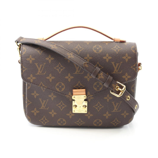 Louis Vuitton Pochette Metis MM Handbag Brown M44875