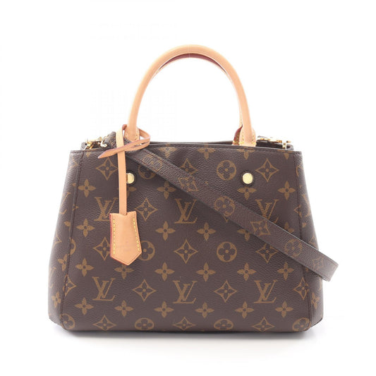 Louis Vuitton Montaigne BB Handbag Monogram Brown