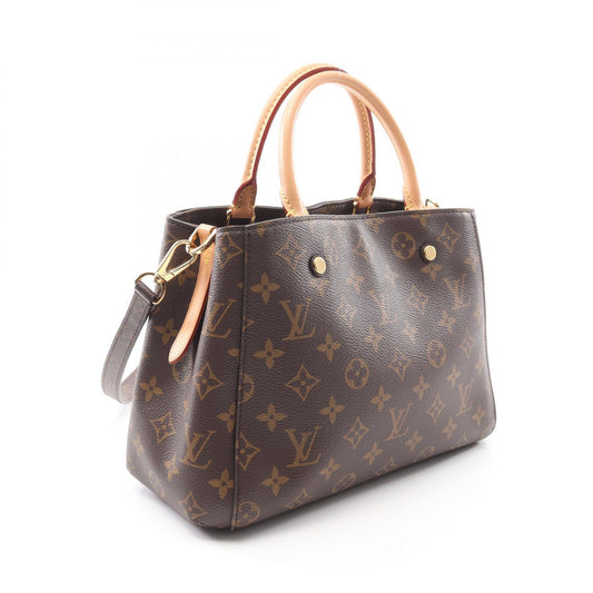Louis Vuitton Montaigne BB Handbag Monogram Brown