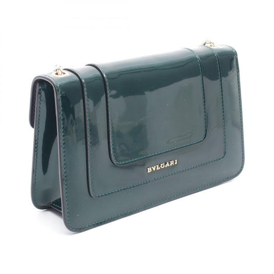 Bvlgari Serpenti Forever Patent Leather Shoulder Bag