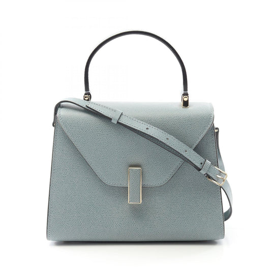 Valextra Mini Iside Leather Handbag Green