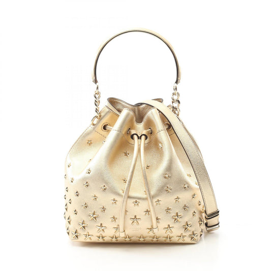 Jimmy Choo Leather Handbag Gold