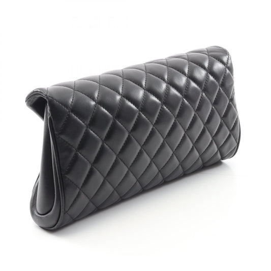 Chanel Lambskin Matelasse Clutch Bag