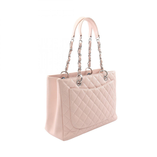 Chanel Matelasse GST Tote Bag Leather Pink